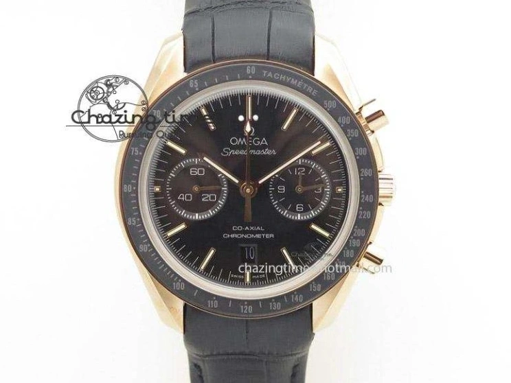 0316 Popular De Ville MK 1:1 Best Edition RG White Dial On Black Leather Asian Seagull T1701 (Sec@6) 8237